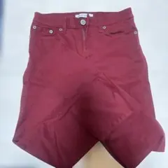 AZUL BY MOUSSY ワインレッド スキニーパンツ M