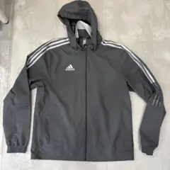 adidas ナイロンジャケット xl フード