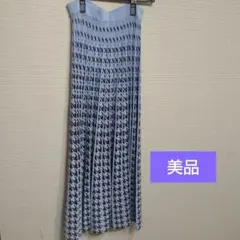 『美品』TORRAZZO DONNA 水色 プリーツスカート Fサイズ