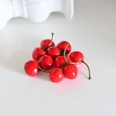【大人気】フェイクフルーツ さくらんぼ チェリー 果物 デコレーション ケーキ