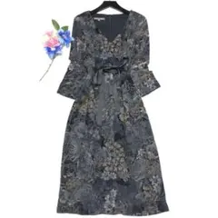 未使用級　ローラアシュレイ　ロングワンピース