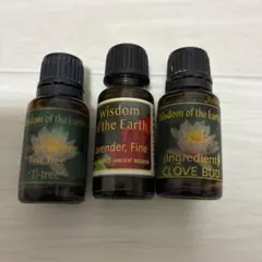 Wisdom of the Earth エッセンシャルオイル 3本セットのサムネイル