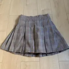 プリーツスカートチェック