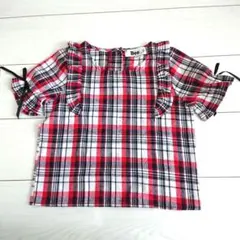 トップス ギンガムチェック 120cm