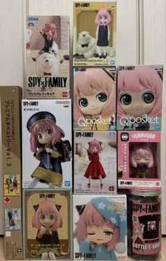 SPY×FAMILY アーニャ・フォージャー Qposket フィギュア他セット
