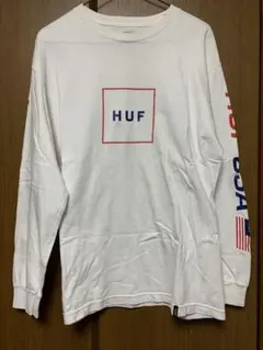 HUF ロングスリーブ Tシャツ M ホワイト