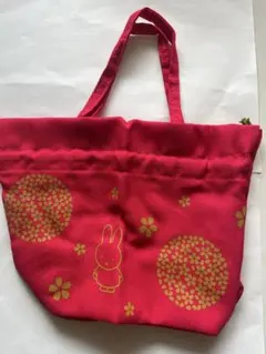 ミッフィー トートバッグ ピンク