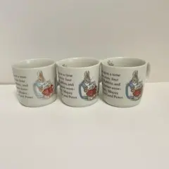 WEDGWOOD ピーターラビット マグカップ 3個セット