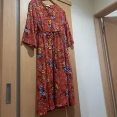niko and ... 花柄シャツワンピース