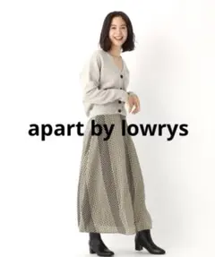 apart by lowrys マキシスカート フレア 総柄　M ロング