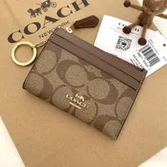 19 COACH コインケース サドル 小銭入れ財布