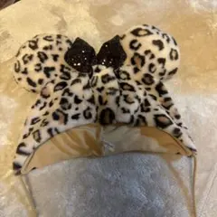 東京ディズニーリゾート ヒョウ柄ファンキャップ