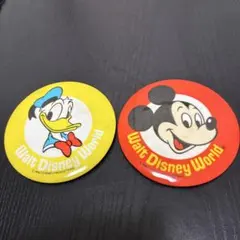 ミッキー・ドナルド ピンバッジセット