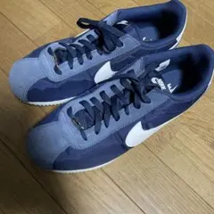 ネイビー　Nike Cortez 29.5cm 復刻　ナイロン　古着