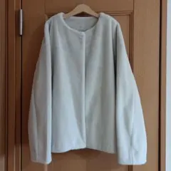 UNIQLO スムースヤーンフリースノーカラージャケット 新品・未使用品
