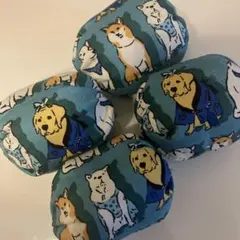 お手玉 4個セット ハンドメイド 犬柄
