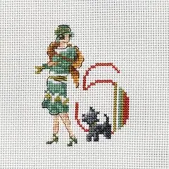 クロスステッチ完成品 ヴェロニク レザネフォールSのサムネイル