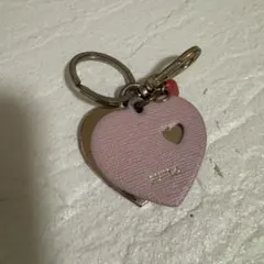 FURLA ハート キーホルダー キーリング ピンク