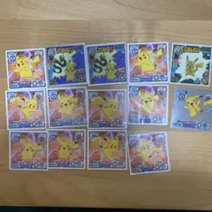 ポケモンシール　技列伝　 最強シール列伝　ピカチュウ