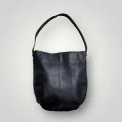 [完売品] 北欧、暮らしの道具店 撥水レザーの2WAY トートバッグ ブラック