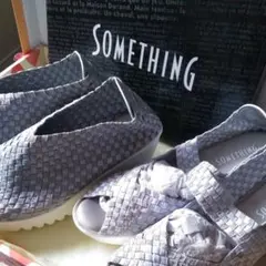 【SOMETHING☆24㎝♪厚底2足セット】
