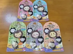 ちいかわ　ロリポップチョコチャーム　みんな黒猫　5個セット