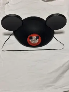 ミッキーマウス耳付きキャップ