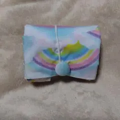 新品未使用 エコバッグ コンパクト 折りたたみ レディース 虹柄 カワイイ