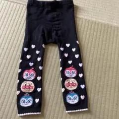 アンパンマンキャラクター レギンス 黒