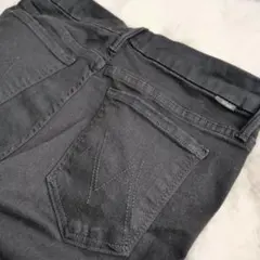 MOTHER LOOKER ANKLE FRAY デニム 黒 27　良品のサムネイル