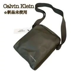 新品】カルバンクライン ショルダーバッグ リポーターバッグ モノロゴ 