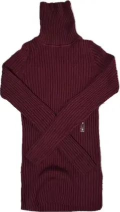 【未使用】無印良品 洗えるタートルネックセーター