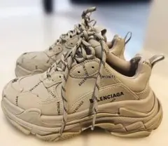 BALENCIAGA Triple S トリプルエス 総ロゴ スニーカー 36 - メルカリ