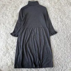 BURBERRY LONDON✨ニットワンピース　シルク　カシミヤ　フリル袖