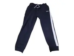 FILA ネイビー スウェットパンツ サイドストライプ