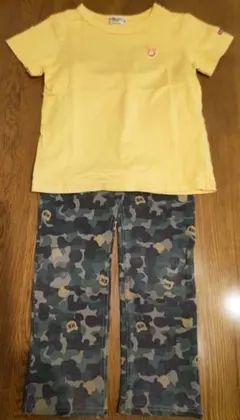 MikiHouse HOTBISCUITS キッズウェア上下セット 120cm