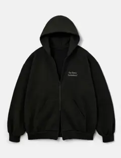 S ENNOY DOUBLE ZIP HOODIE BLACK パーカー 黒