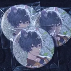 《人気》プロセカ プロジェクトセカイ グリッター缶バッジ KAITO