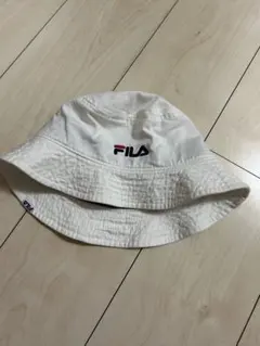 美品　FILA バケットハット ホワイト 58cm