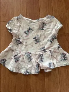 baby GAP ミニーマウス ペプラムTシャツ 12-18ヶ月
