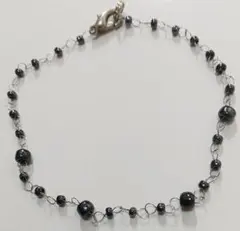 ☆ビーズ ブレスレット 黒②