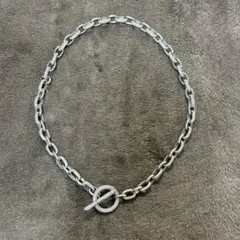 希少！廃盤！アバランチ　シルバー　アズキネックレス　トグルクラスプ　ジルコニア