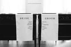 【美品】結婚式 受付タペストリー ホワイト ウェルカムスペース