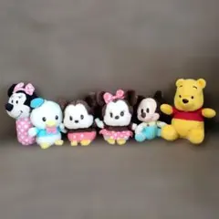 うるぽちゃちゃん　ミッキー・ミニー・プーさん　ぬいぐるみ