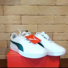 ★新品★ PUMA スニーカー ホワイト/グリーン プーマ
