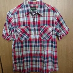 Eddie Bauer チェック柄 半袖シャツ S