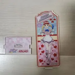 ラウンドワン限定 アイカツ! スタンド付きアクリルプレート 大空あかり