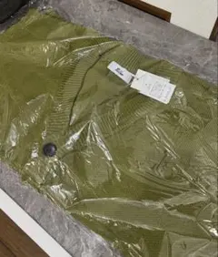 LOOSE ボリュームスリーブオーバーニットカーディガンLサイズ ライム 春服