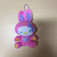 ハッピーセット　ハローキティ　カラフルバニー　キティー　キーホルダー　サンリオ