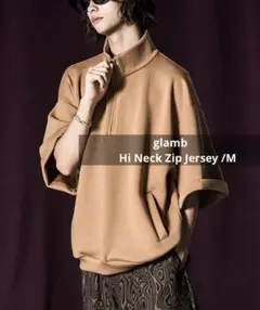 glambグラムHi Neck Zip Jersey ハイネックジップジャージのサムネイル
